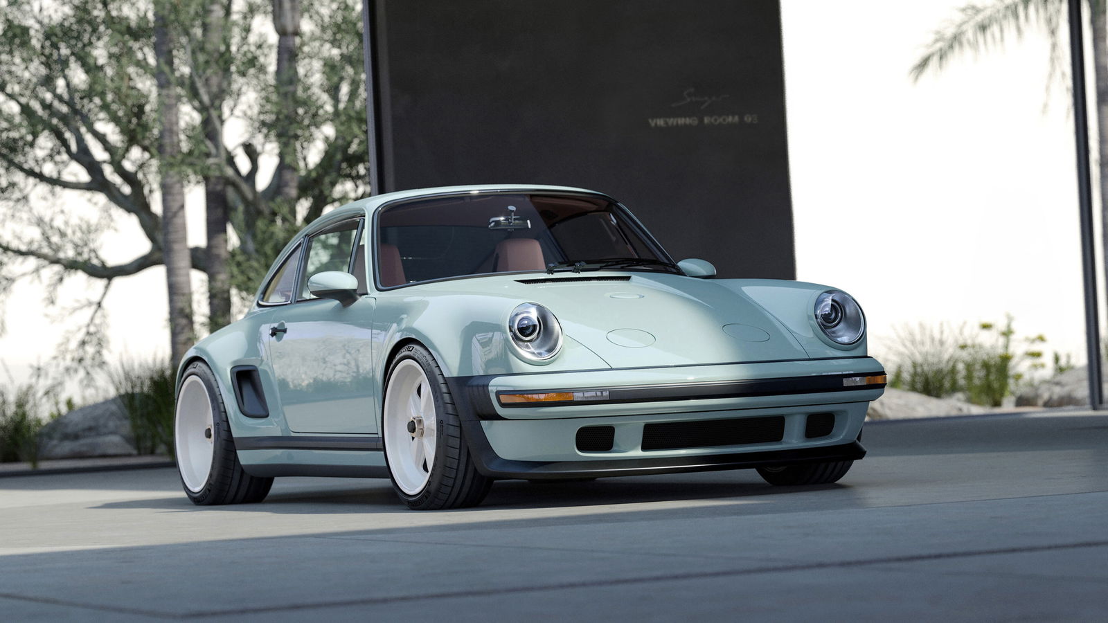 Porsche 911 Carrera Coupe Reimagined by Singer - front